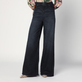 Loose black washed jeans