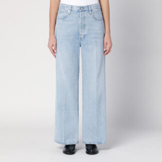Low Baggy Wide Leg Jeans in Organic Denim