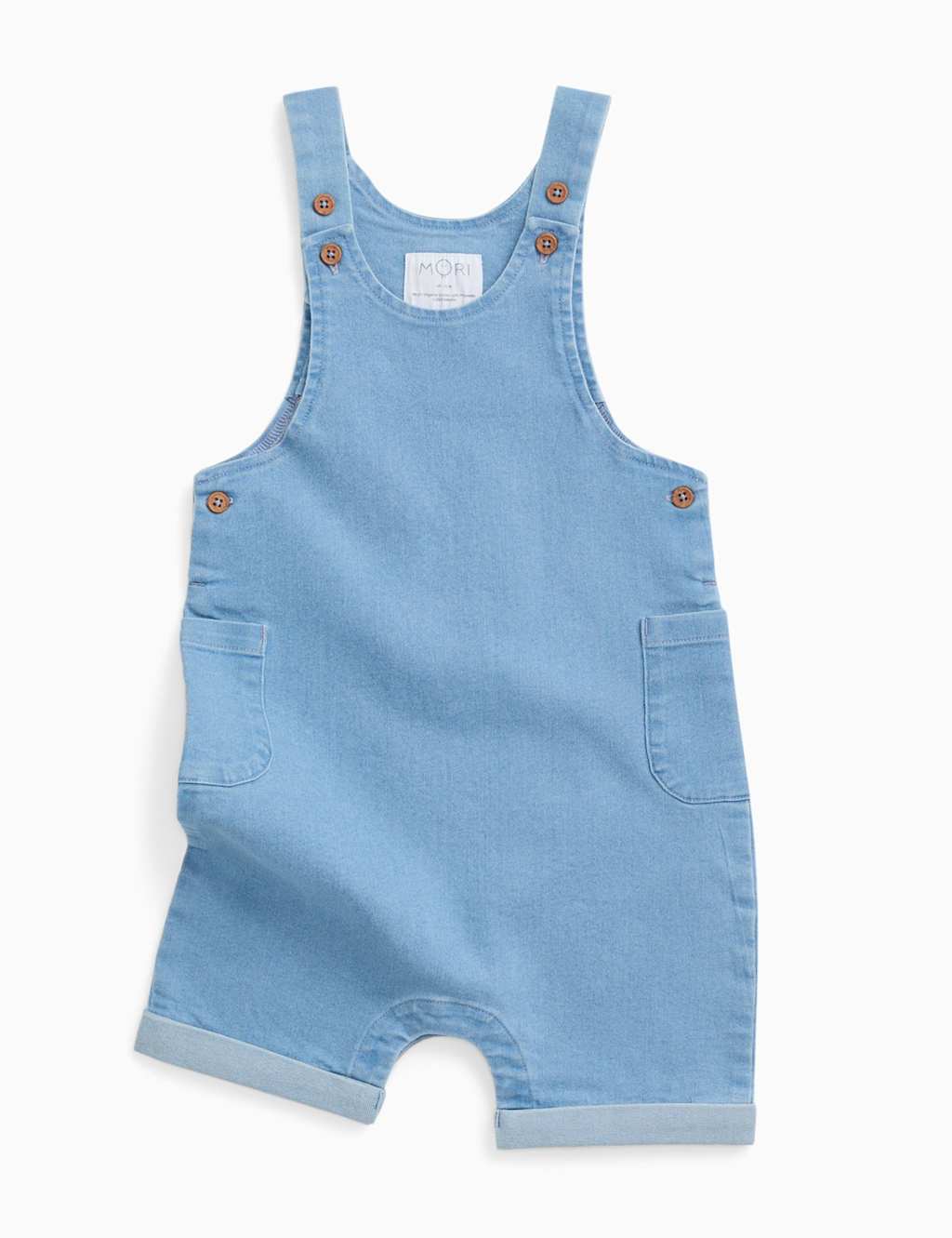 MORI Denim Dungarees (3 Months-4 Years) Blue
