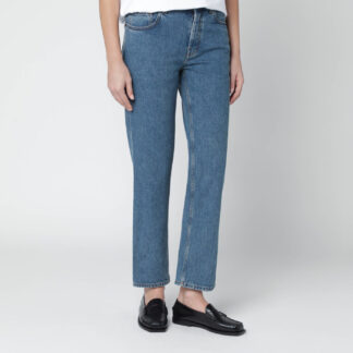Medium-blue regular-fit jeans