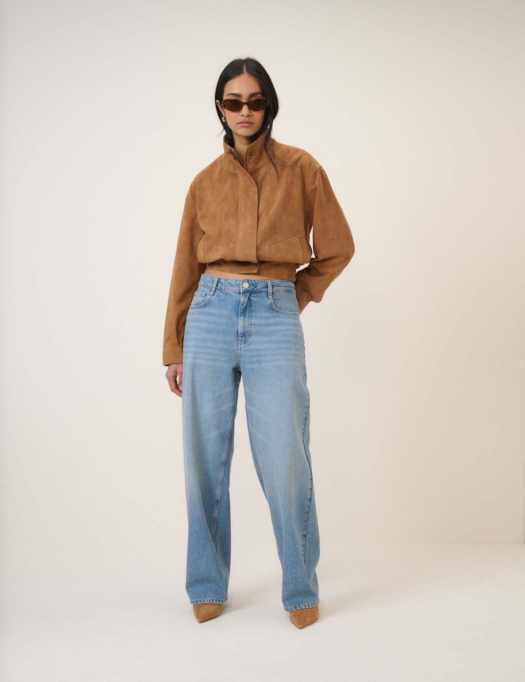 Nobody's Child Wide Leg Jeans Blue