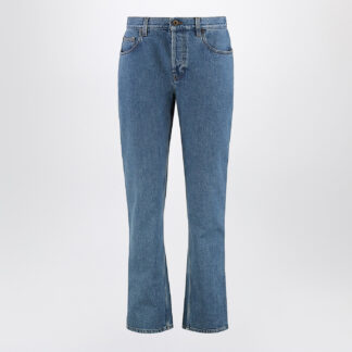 Straight jeans in Mid blue denim