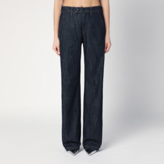 Straight-leg Mouning dark blue jeans