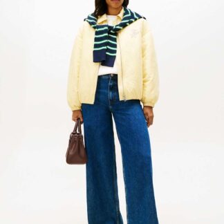 Tommy Hilfiger Emi High Waisted Wide Leg Jeans Dark Blue