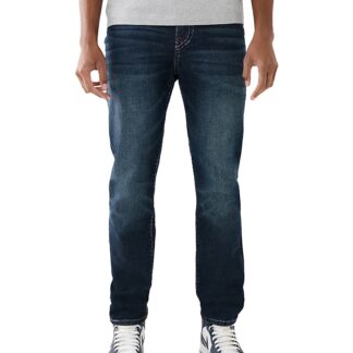 True Religion Rocco Super T No Flap Stretch Skinny Fit Jeans in Naos Dark