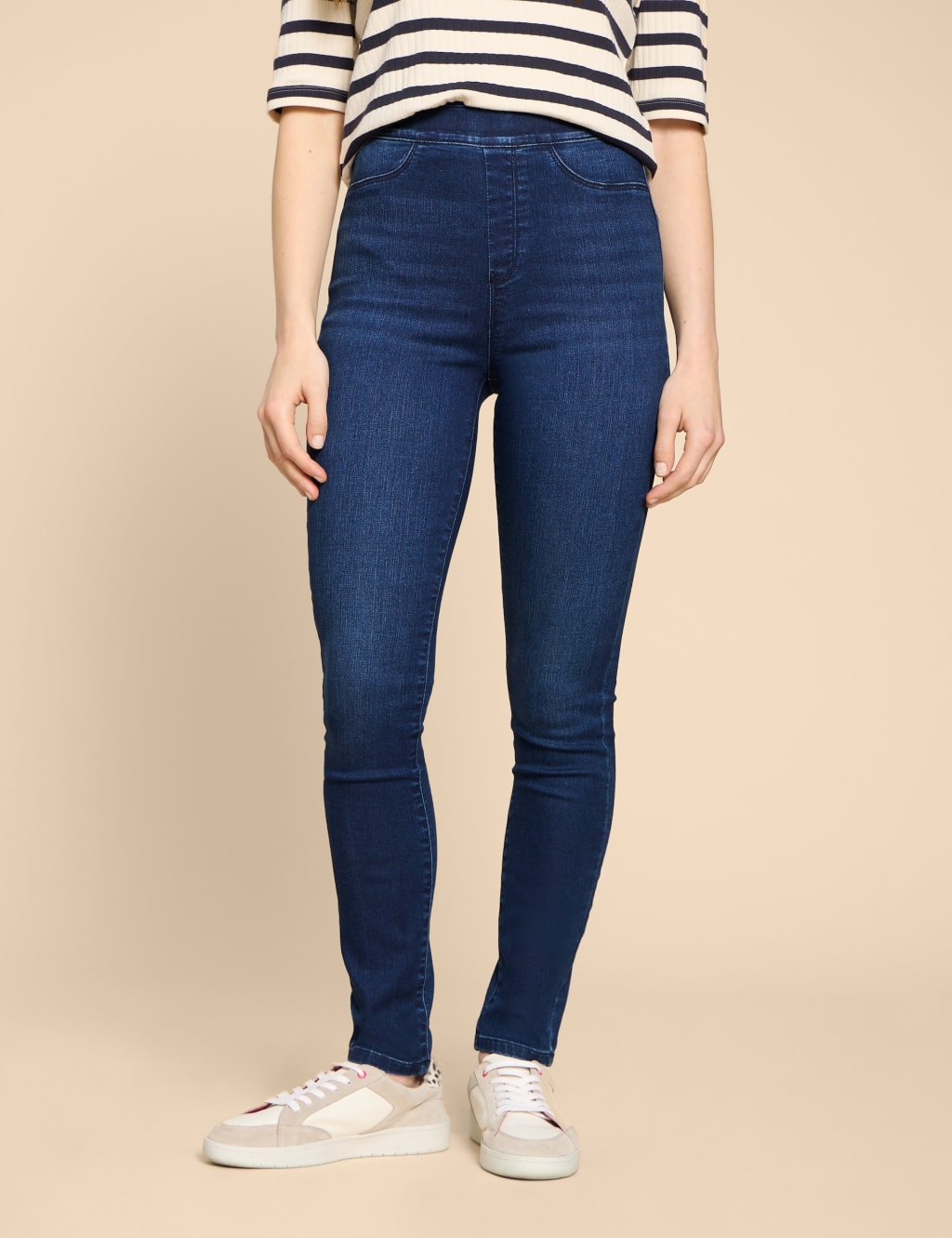White Stuff Jeggings Med Blue Denim