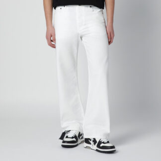 White trousers with logo
