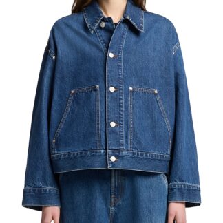 7 For All Mankind Cropped Trucker Jacket