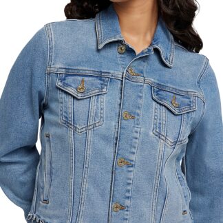 7 For All Mankind Denim Trucker Jacket
