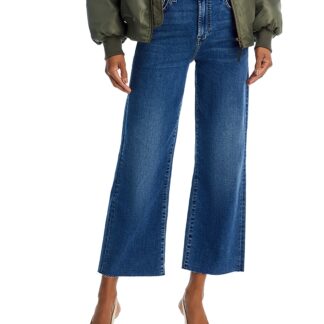 7 For All Mankind High Rise Cropped Wide Leg Alexa Jeans in Clara