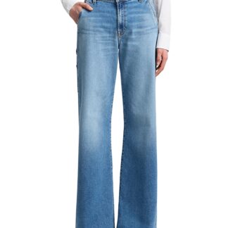 7 For All Mankind Lotta High Rise Wide Leg Jeans in Fancy
