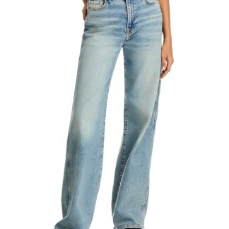 7 For All Mankind Lotta Wide Leg Jeans in Amuse Me
