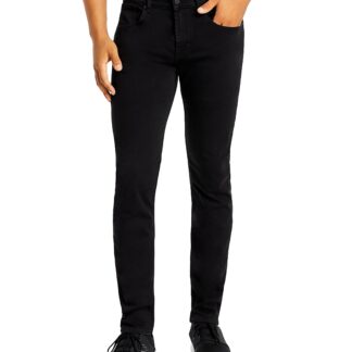 7 For All Mankind Luxe Performance Plus Slimmy Tapered Slim Fit Jeans in Black