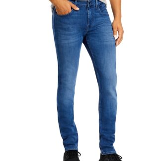 7 For All Mankind Luxe Performance Plus Slimmy Tapered Slim Fit Jeans in Mid Blue