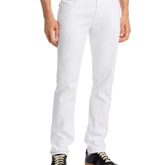 7 For All Mankind Luxe Performance Plus Slimmy Tapered Slim Fit Jeans in White