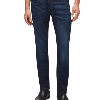 7 For All Mankind Slimmy Clean Pocket Slim Fit Jeans in Deep Blue