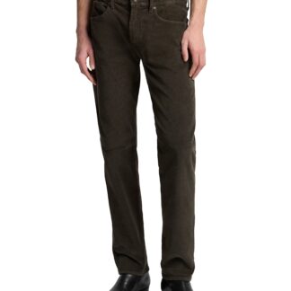 7 For All Mankind The Straight Fit Jeans in Corduroy Coffee