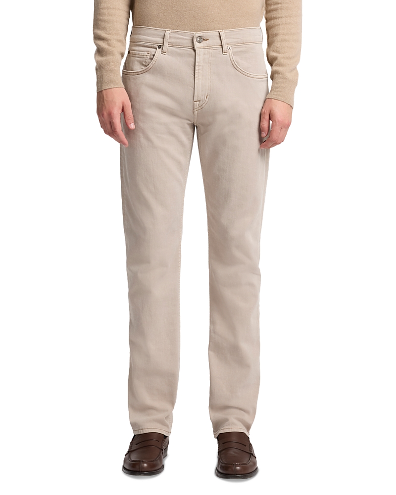 7 For All Mankind The Straight Fit Jeans in Left Hand Almond