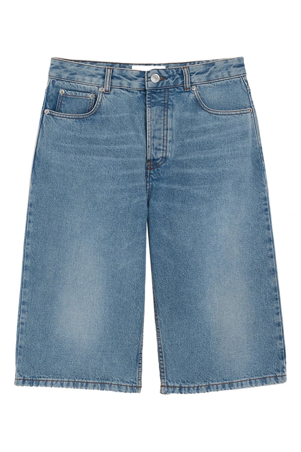 AMI PARIS DENIM BERMUDA SHORTS Size: 36, colour: BLUE
