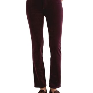 Ag 1875 Mid Rise Slim Straight Mari Fit Corduroy Pants