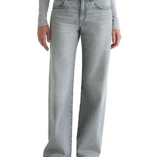 Ag Adria Low Rise Wide Leg Jeans in Al Fresco