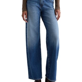 Ag Adria Low Rise Wide Leg Jeans in Headline