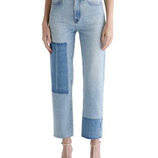 Ag Brinley Mid Rise Straight Crop Jeans in Carpinteria