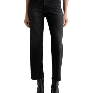 Ag Brinley Mid Rise Straight Leg Jeans in Nebula