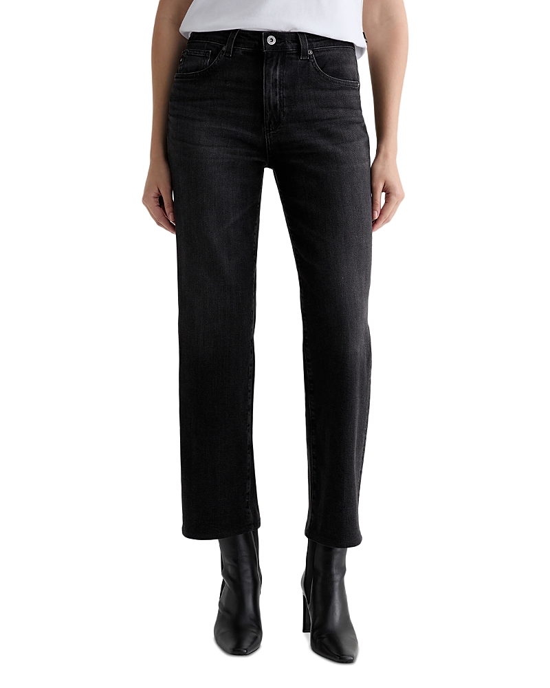 Ag Brinley Mid Rise Straight Leg Jeans in Nebula