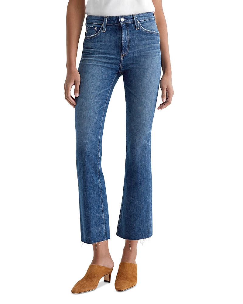 Ag High Rise Ankle Flare Jeans in 11 Years Memory