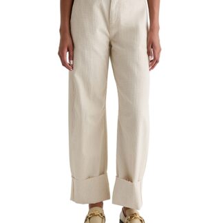 Ag Mercer High Rise Barrel Leg Jeans in Blush Canvas