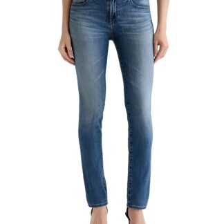 Ag Mid Rise Cigarette Leg Jeans in Kinship