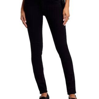 Ag Prima Mid Rise Cigarette Jeans in Black