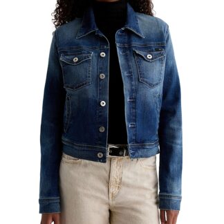 Ag Robyn Denim Cropped Jacket