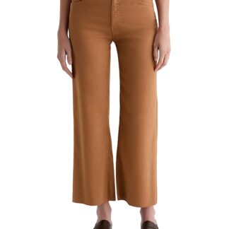 Ag Saige High Rise Wide Leg Crop Jeans in Ginger