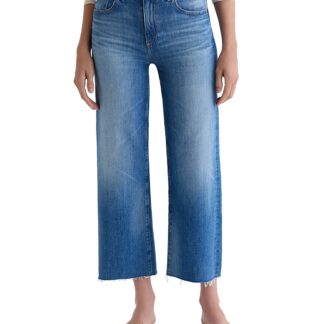 Ag Saige Mid Rise Wide Leg Crop Jeans in 13 Years Allure