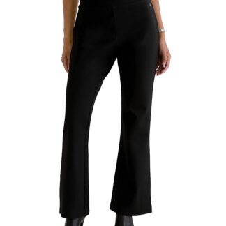 Ag Salma Pull On Flare Leg Jeans in Super Black