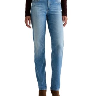 Ag Sandra Low Rise Straight Jeans in 18 Years Bisou