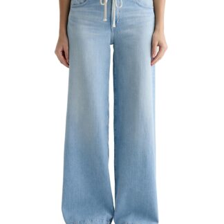 Ag Stella Cinched Low Slung Palazzo in Serendipity