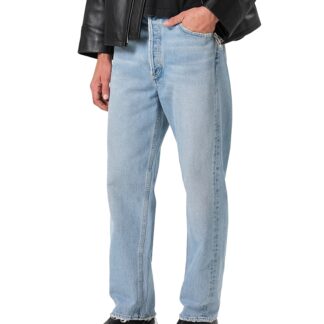 Agolde 90's Relaxed Fit Mid Rise Jeans in Force Blue