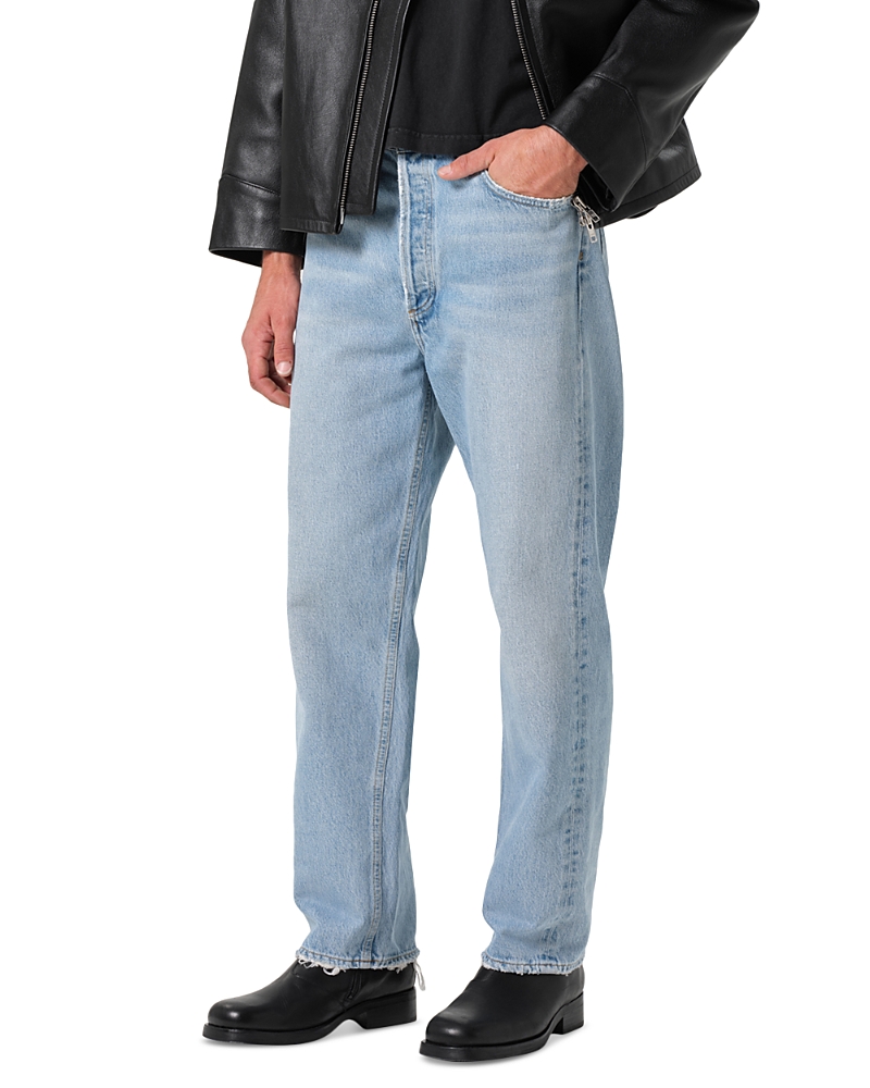 Agolde 90's Relaxed Fit Mid Rise Jeans in Force Blue