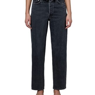 Agolde Echo Tapered Foldover Jeans in Zephyr