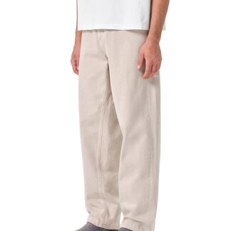 Agolde Fusion Relaxed Fit Wide Leg Jeans in Scone Tan