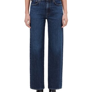 Agolde Harper Mid Rise Relaxed Straight Jeans in Echo
