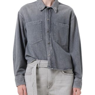 Agolde Juna Cropped Shirt