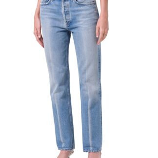 Agolde Lana High Rise Vintage Straight Jeans in Brink
