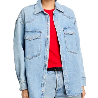 Agolde Lotta Denim Western Shirt