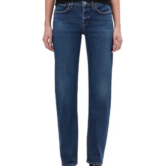 Agolde Low Rise Slim Jeans in Slick