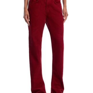 Agolde Mid Rise Kick Boot Corduroy Jeans in Brick