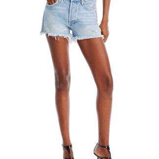 Agolde Parker Vintage Cutoff Denim Shorts in Swapmeet